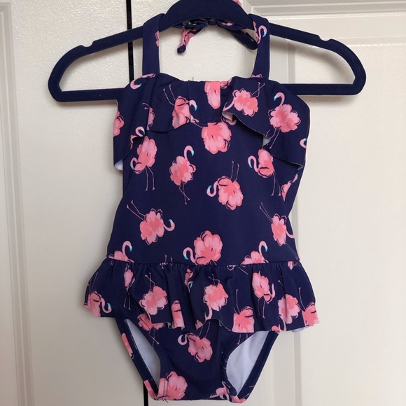 Janie and Jack Other - Janie and Jack Flamingo Ruffle Swimsuit